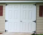 Exterior doors with dog door