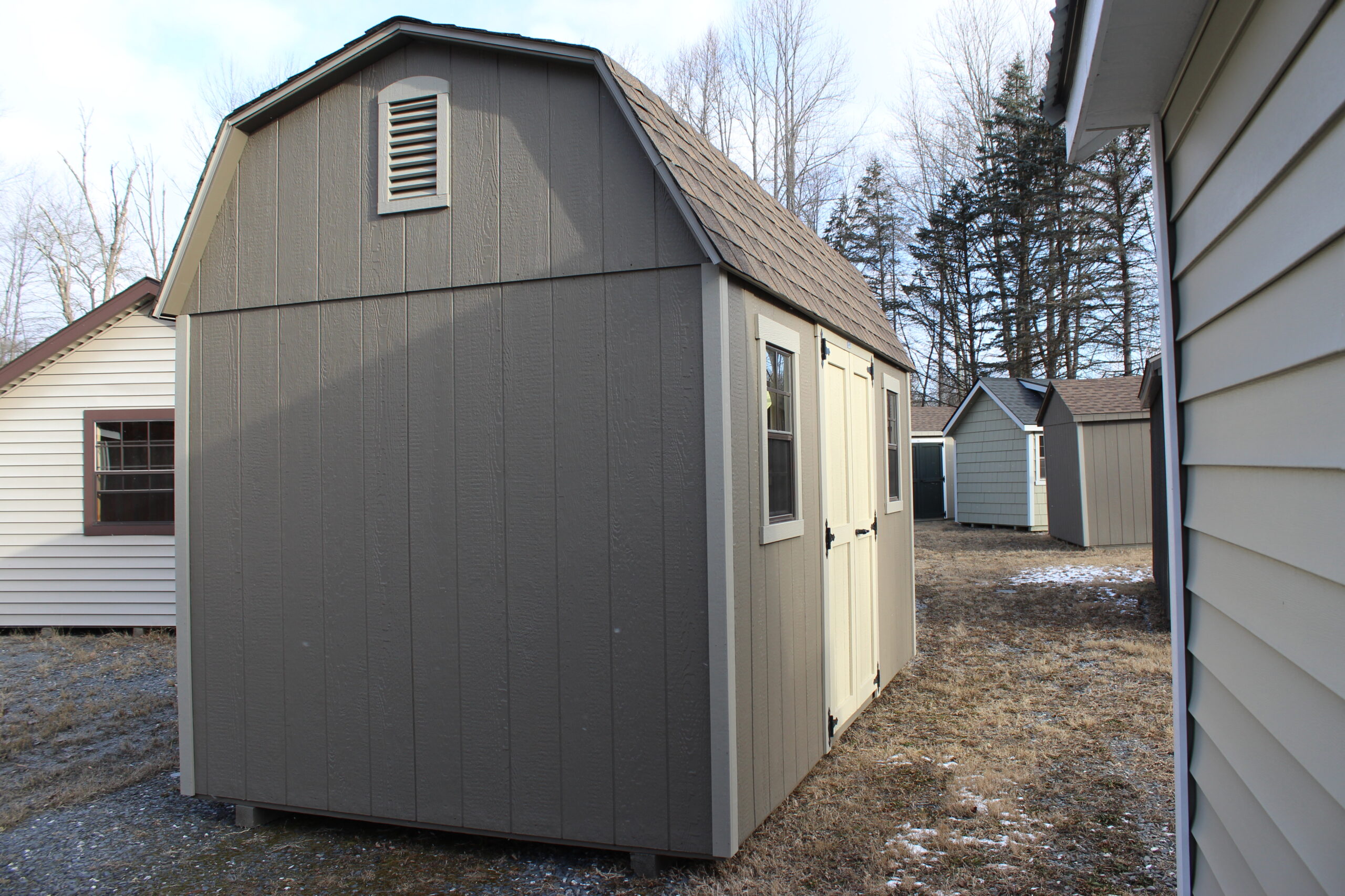 8×14 High Barn with SmartTec Siding