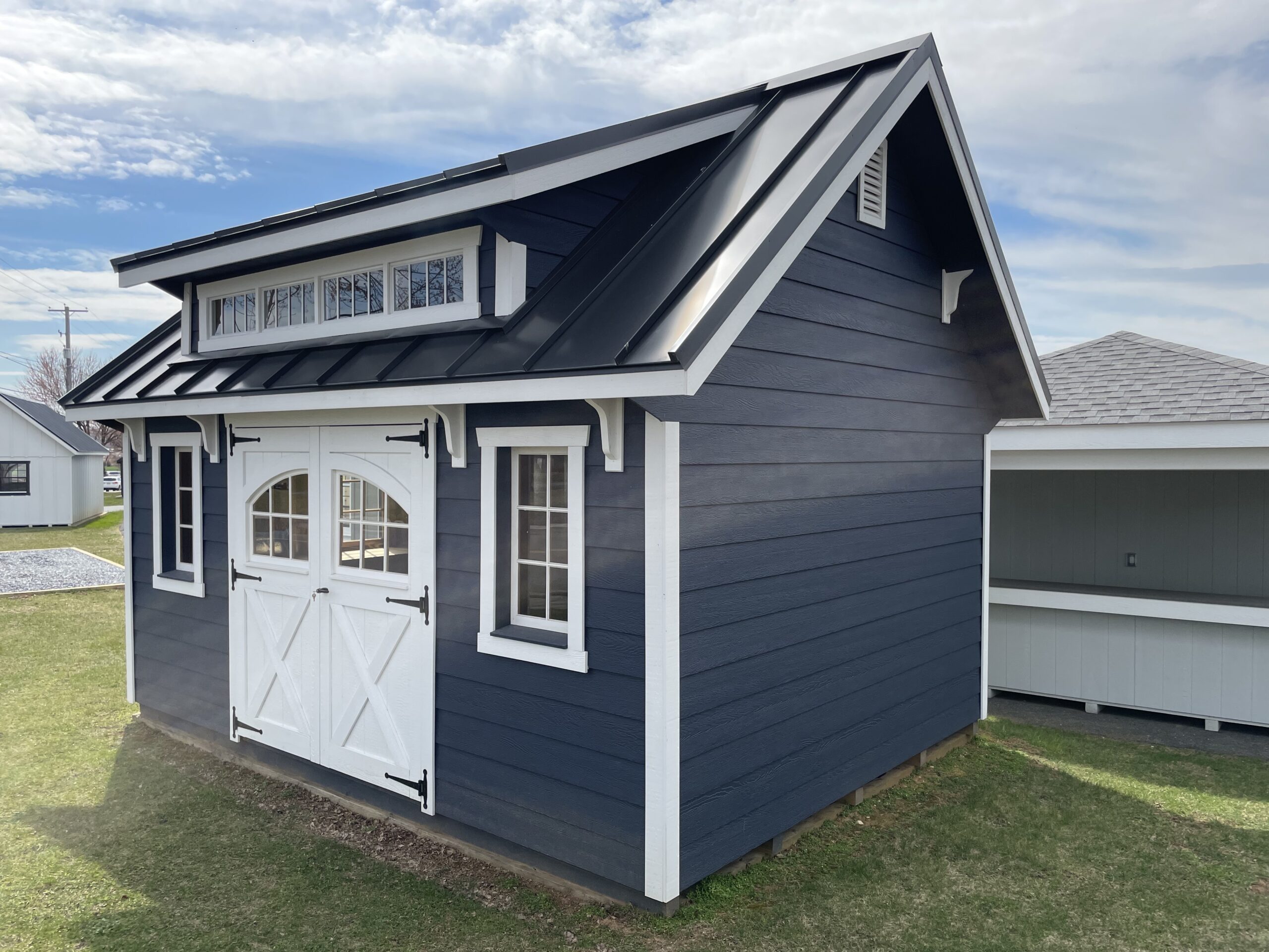 12×16 Colonial Garden Shed with Lap Siding